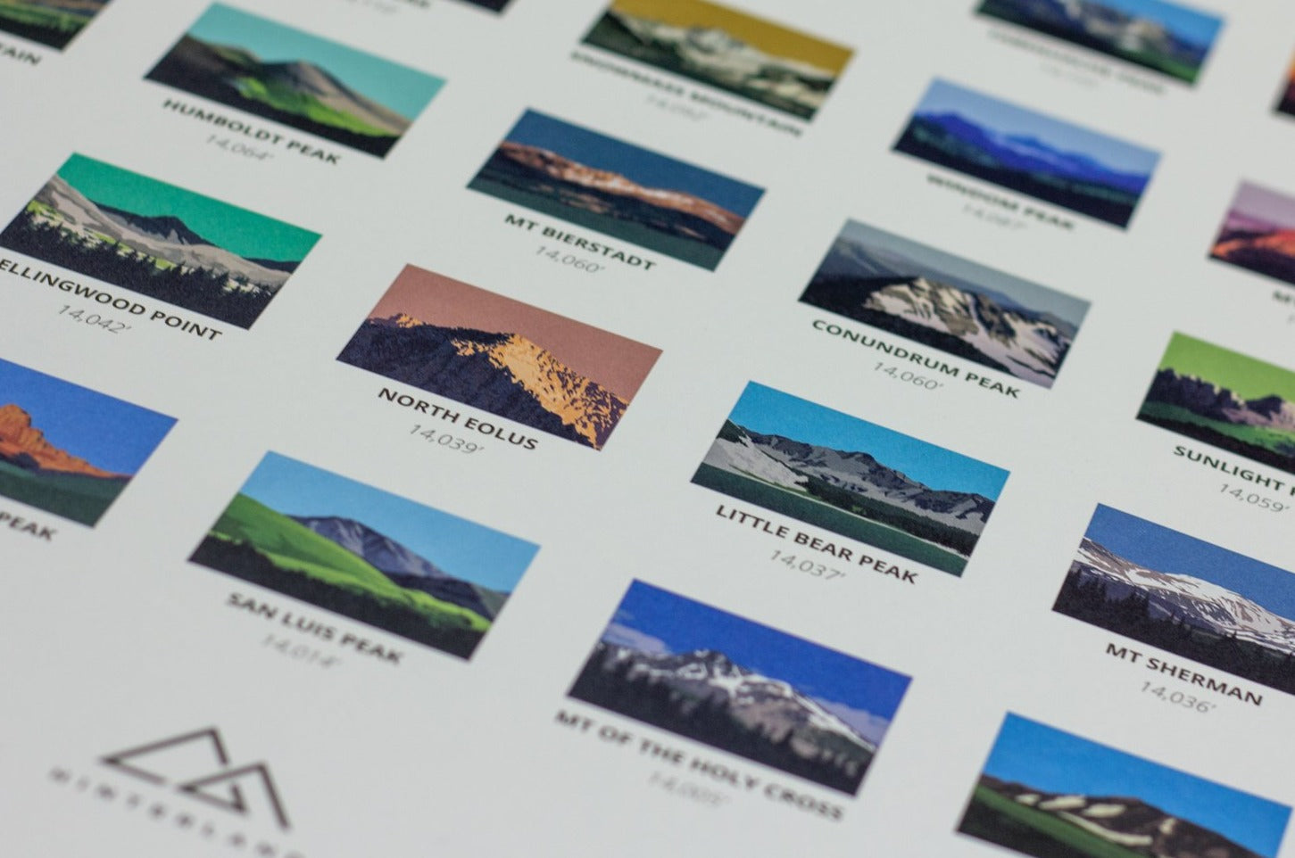 Colorado 14ers Poster
