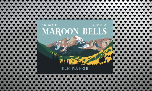 Elk Range Colorado 14er Magnet Pack