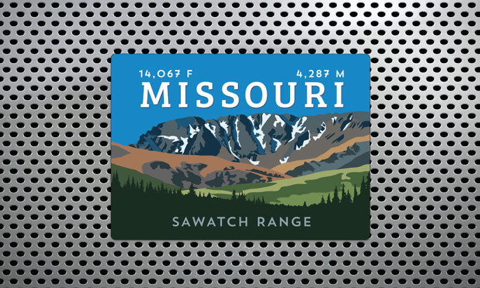 Sawatch Range Colorado 14er Magnet Pack