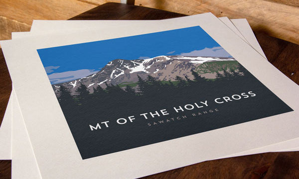 Mount of the Holy Cross Colorado 14er Print