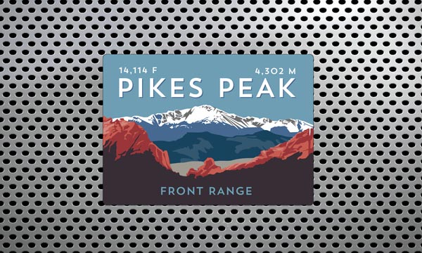 Front Range Colorado 14er Magnet Pack
