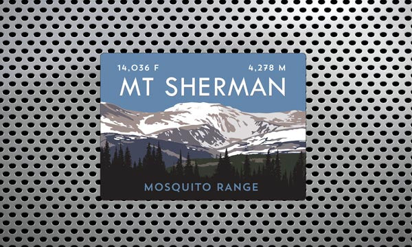 Mosquito Range Colorado 14er Magnet Pack