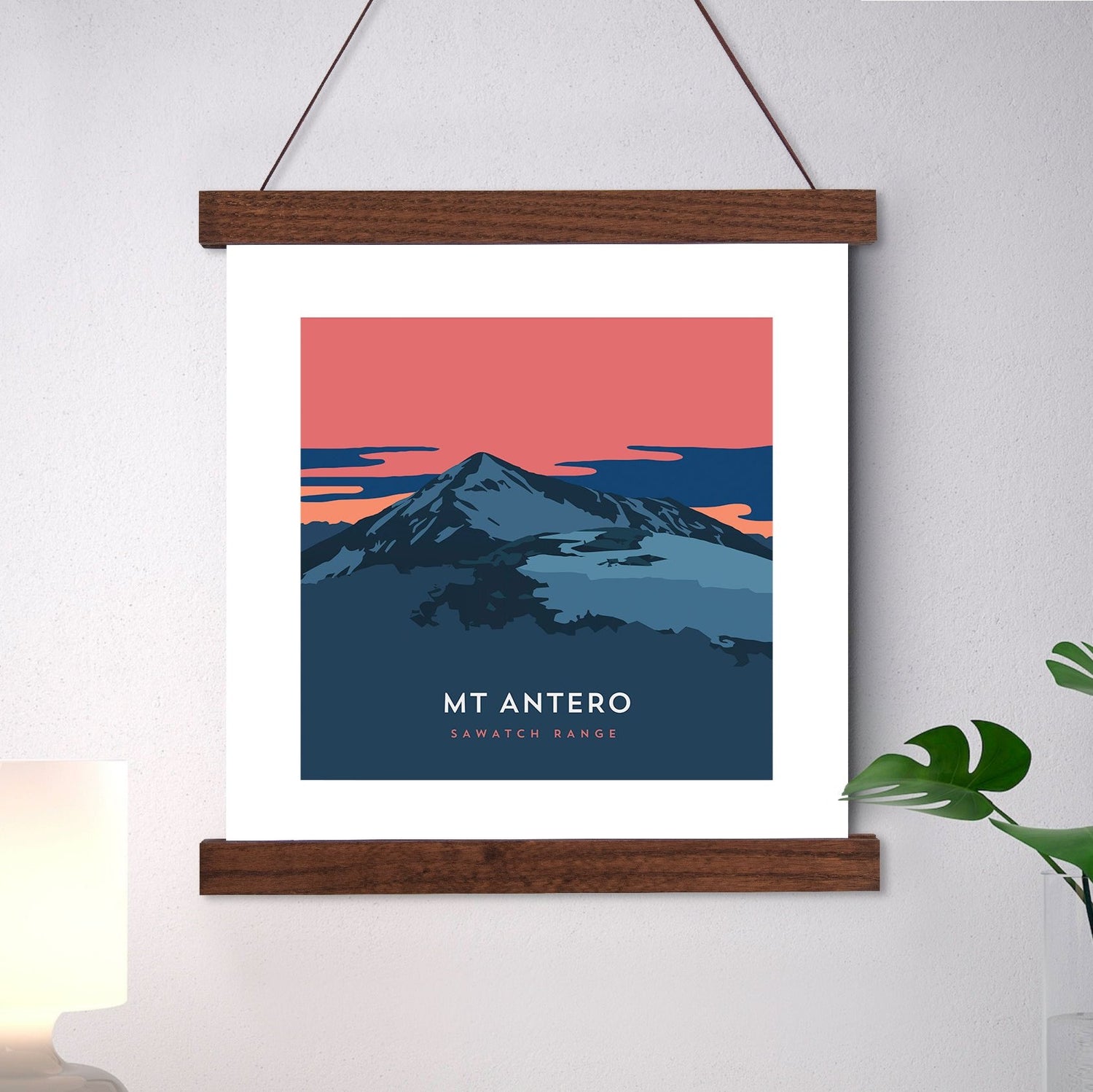 Mount Antero Colorado 14er Hanger Frame Art Print