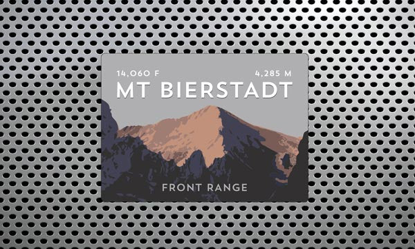Mount Bierstadt Sawtooth Ridge Colorado 14er Magnet