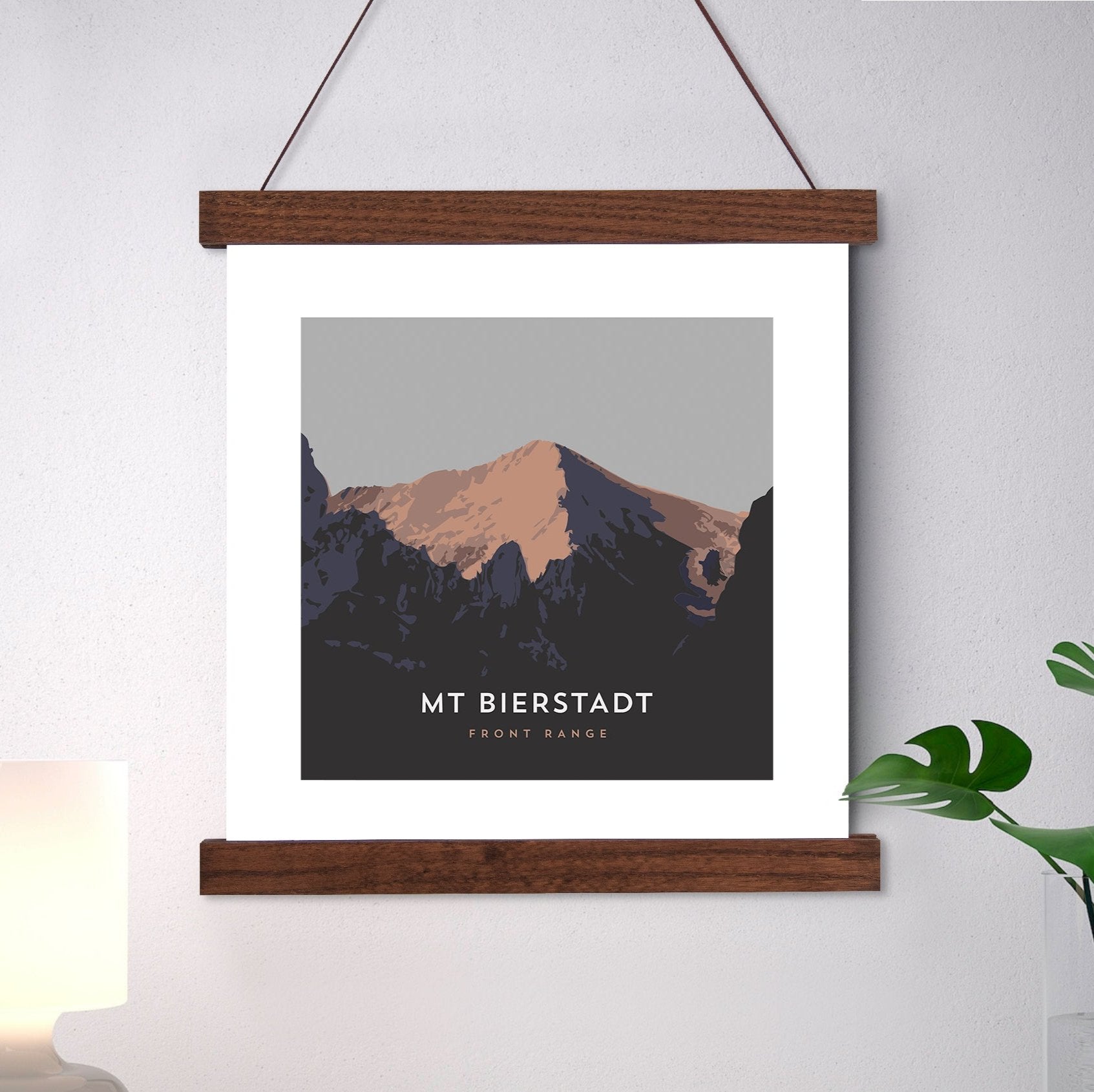Mount Bierstadt Sawtooth Ridge Colorado 14er Hanger Frame Art Print