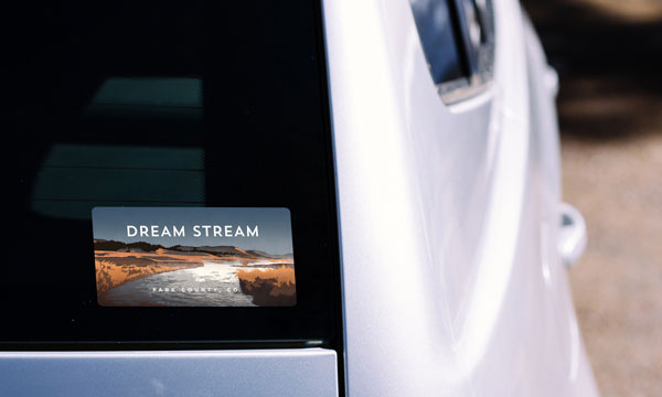 Dream Stream Colorado River Sticker