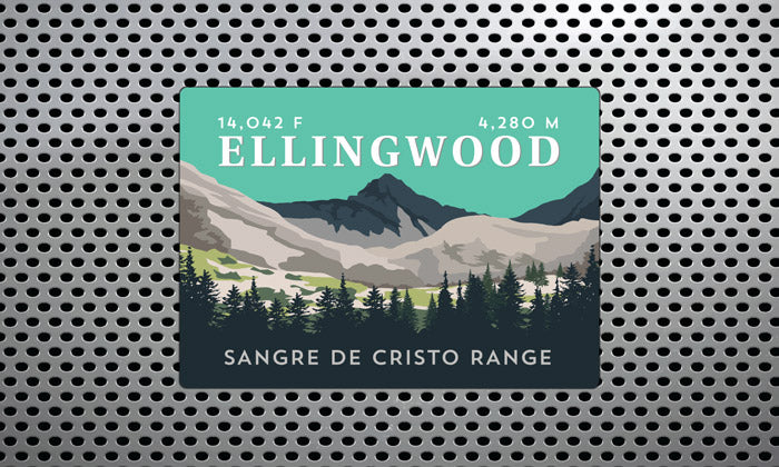 Ellingwood Point Colorado 14er Magnet