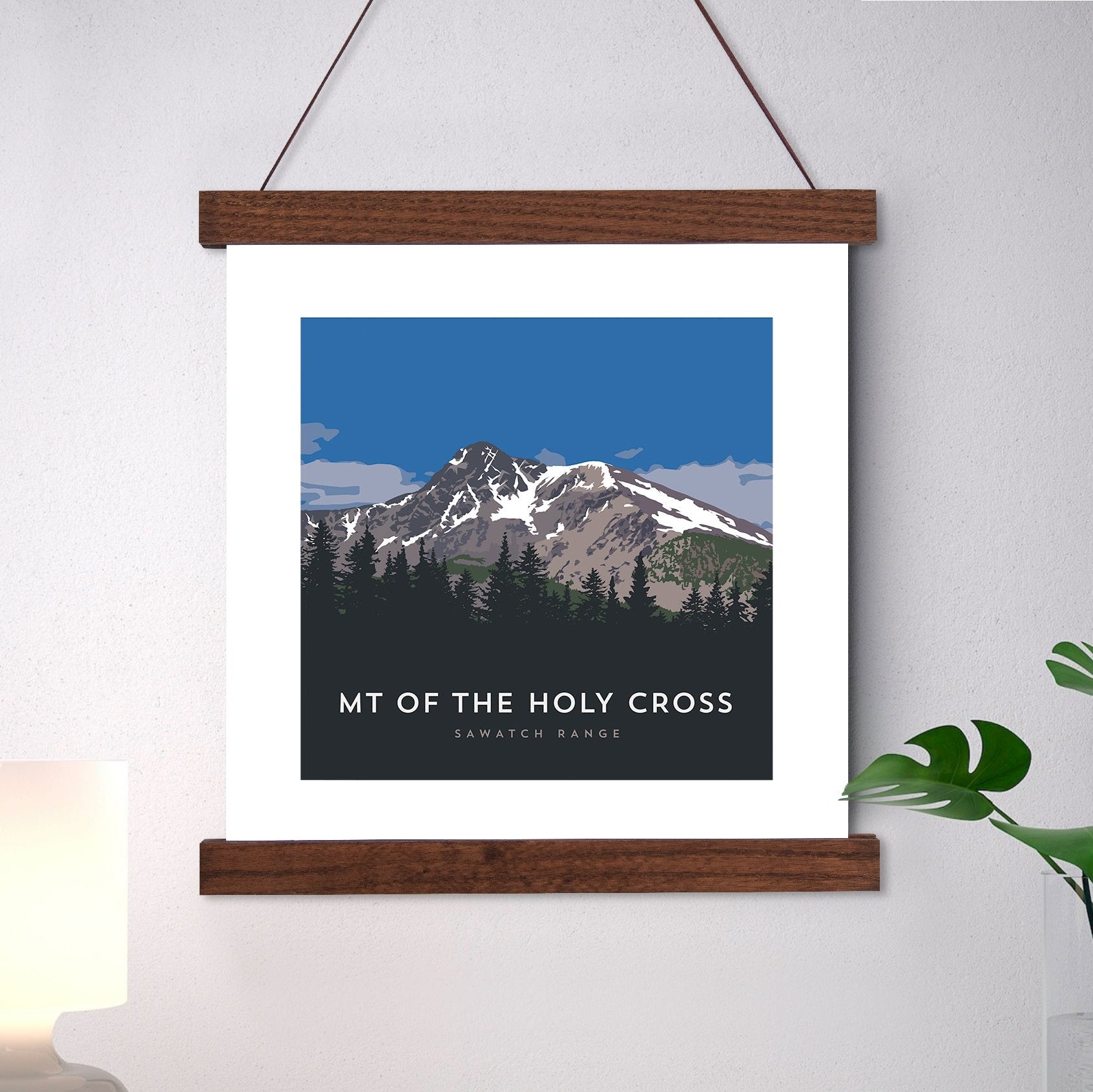Mount of the Holy Cross Colorado 14er Hanger Frame Art Print