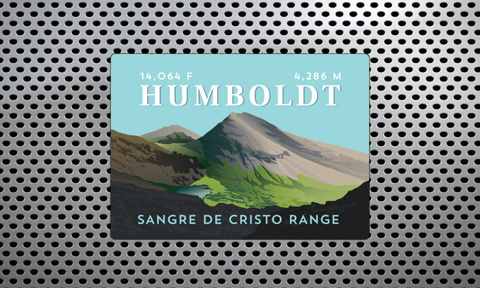 Humboldt Peak Colorado 14er Magnet