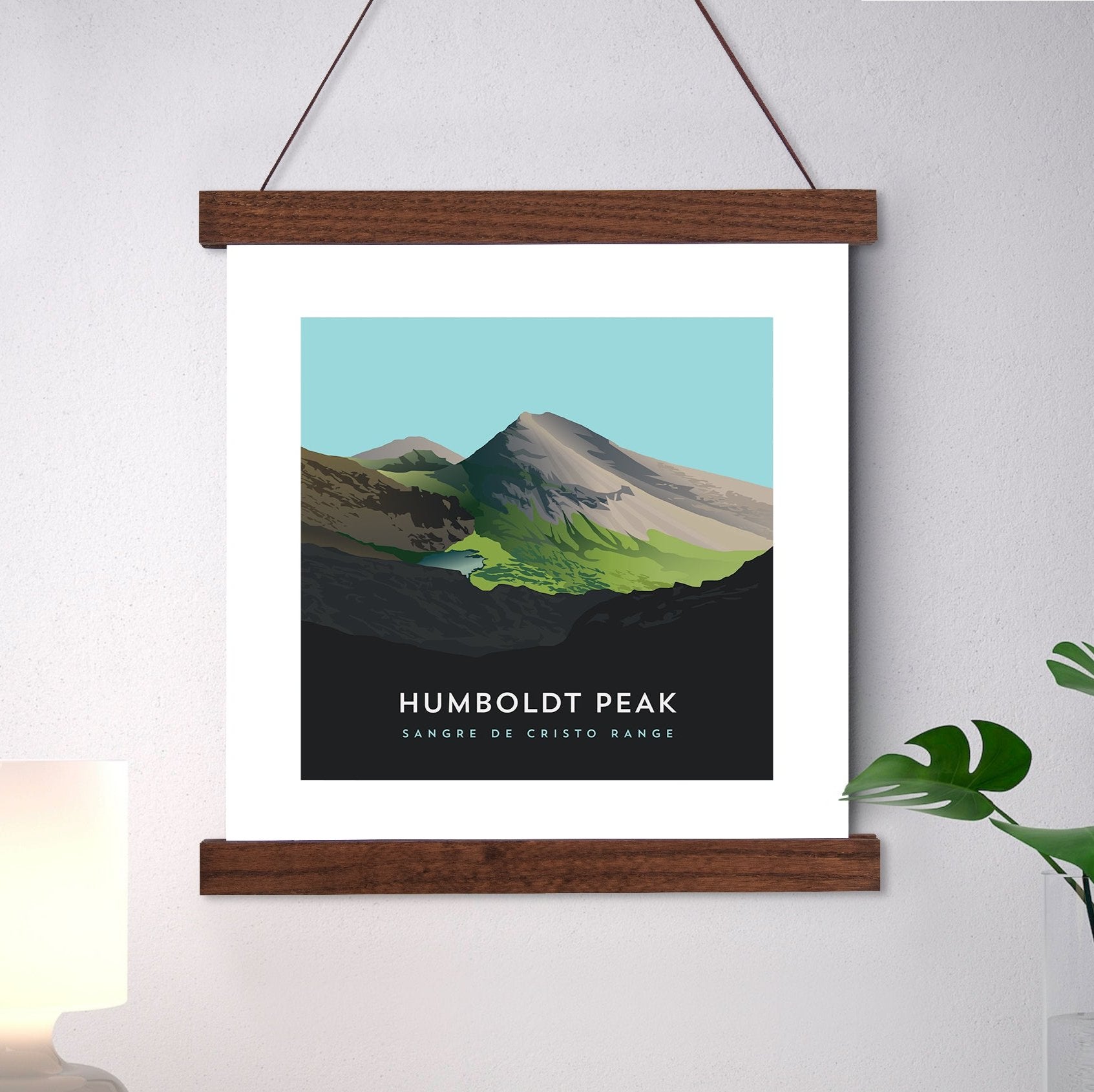 Humbodt Peak Print with Hanger Frame