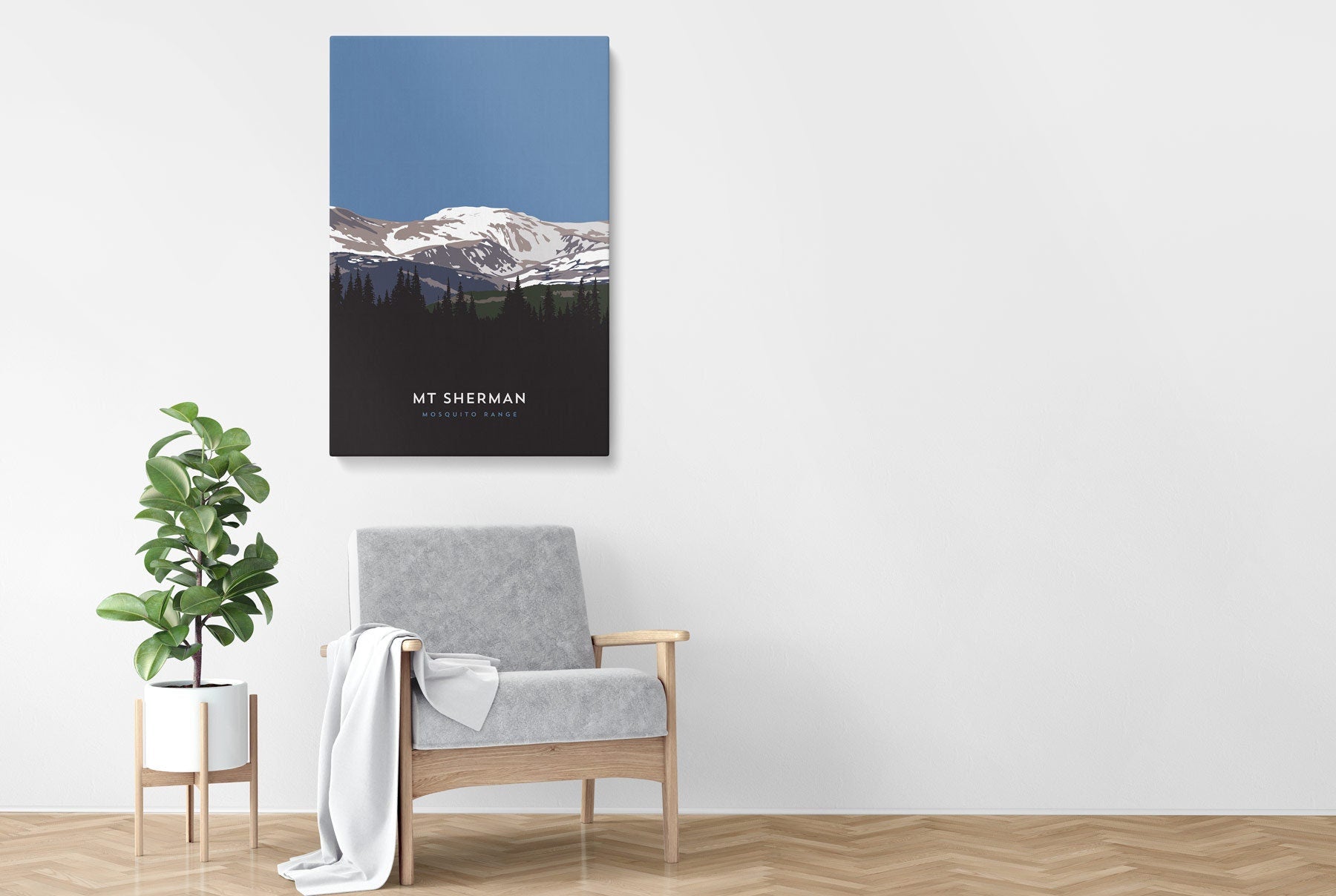 Mount Sherman Colorado 14er Canvas Print