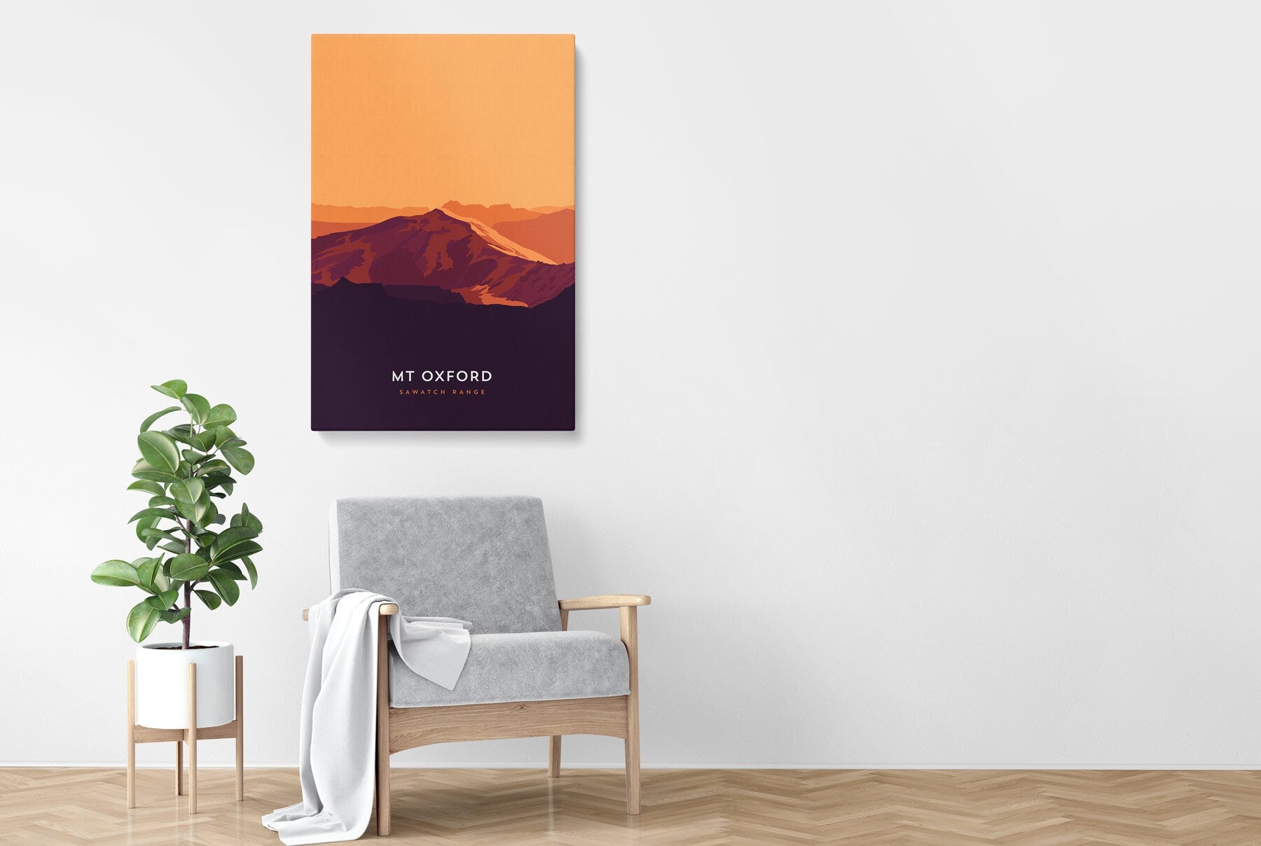 Mount Oxford Colorado 14er Canvas Print