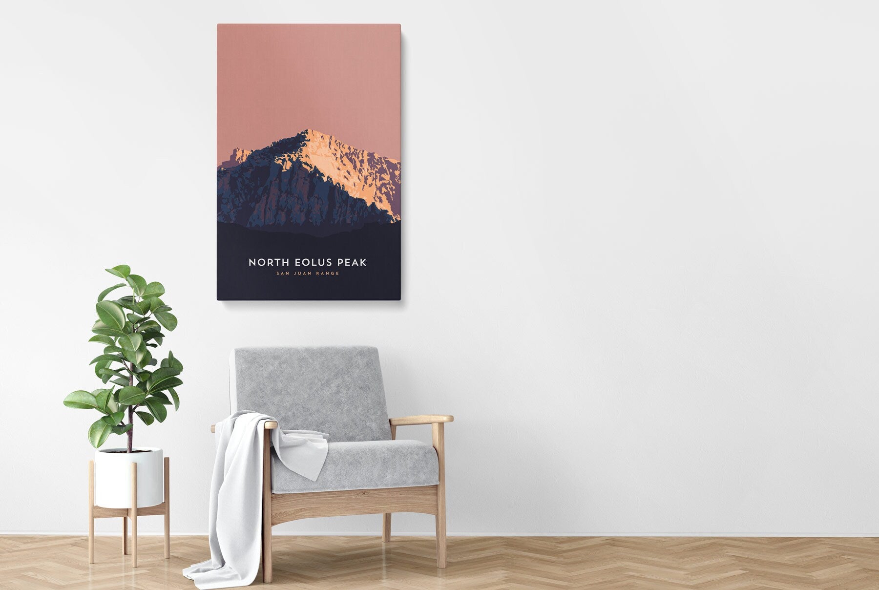 North Eolus Colorado 14er Canvas Print