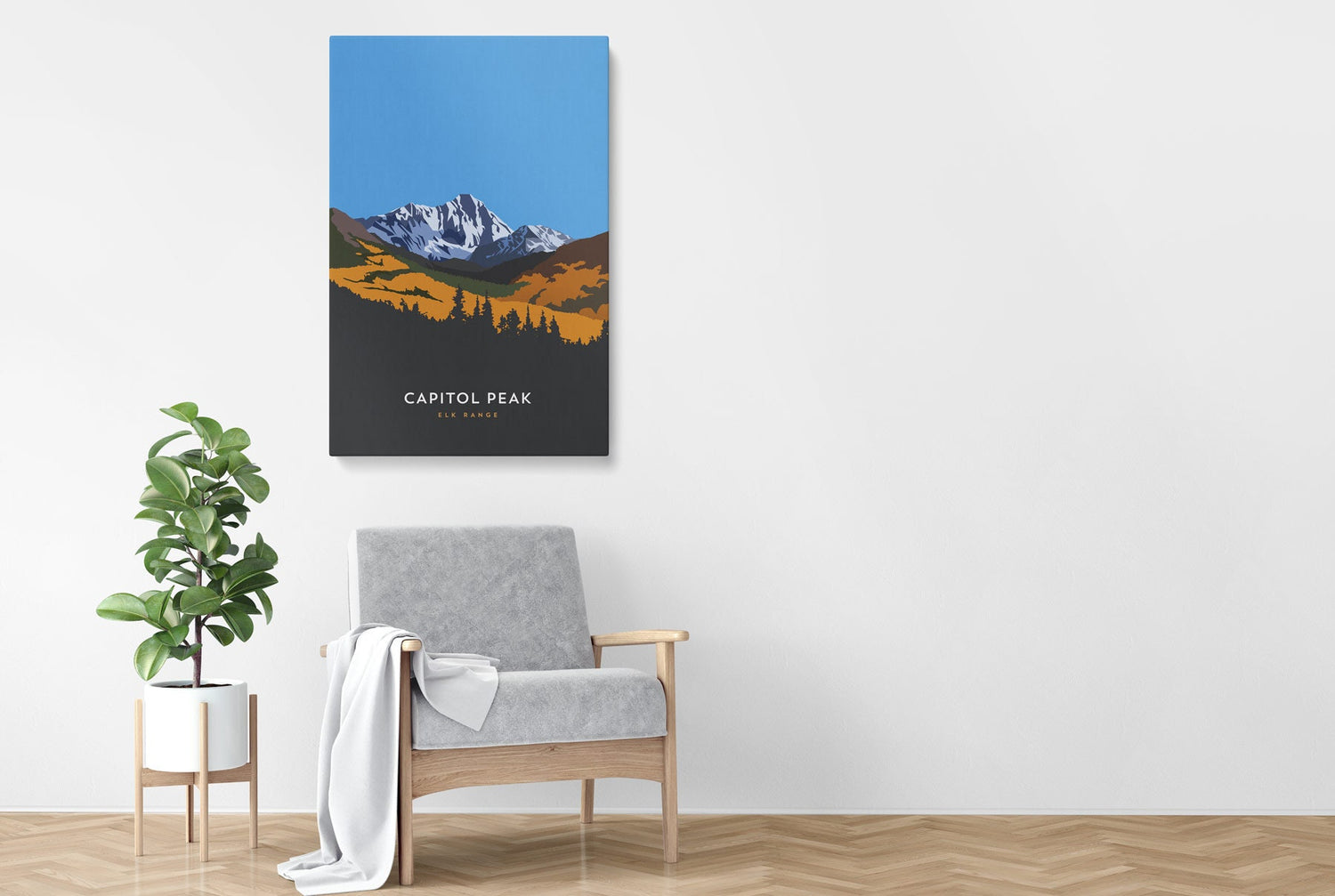 Capitol Peak Colorado 14er Canvas Print