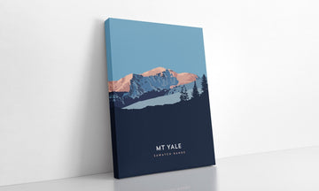 Mount Yale Colorado 14er Fine Art Canvas Print
