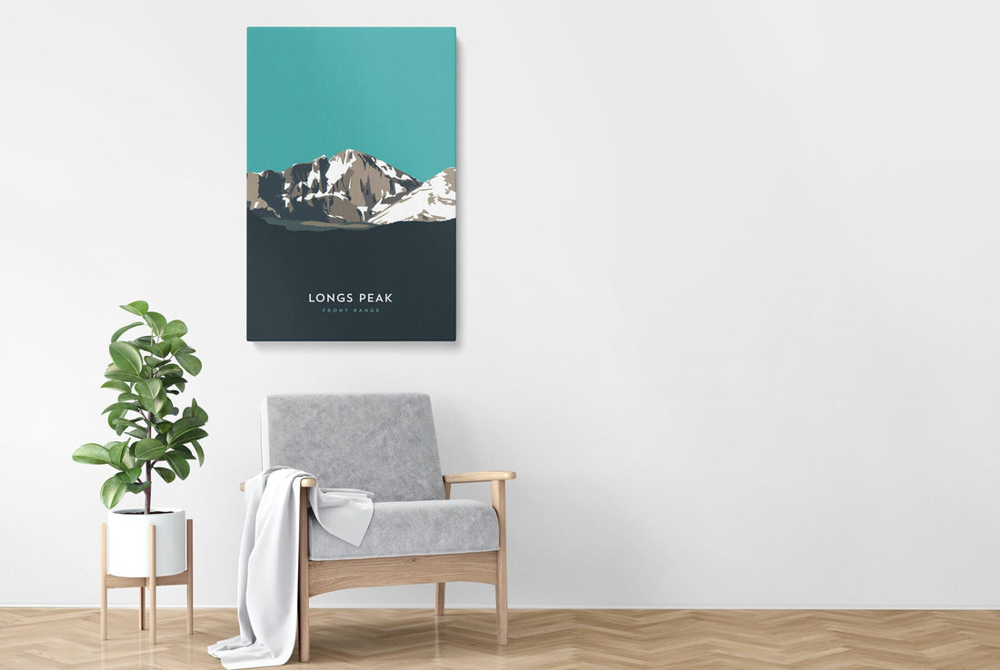 Longs Peak Colorado 14er Canvas Print