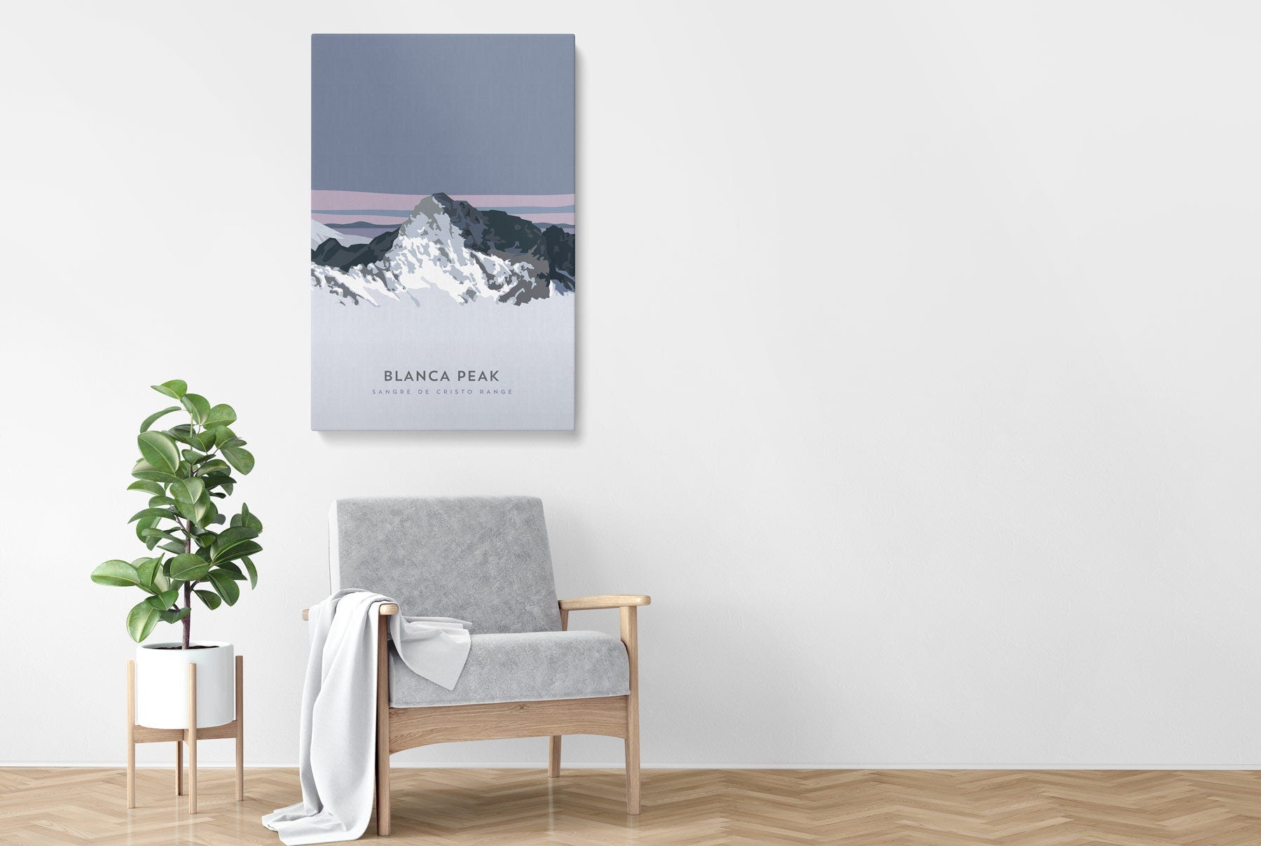 Blanca Peak Colorado 14er Canvas Print