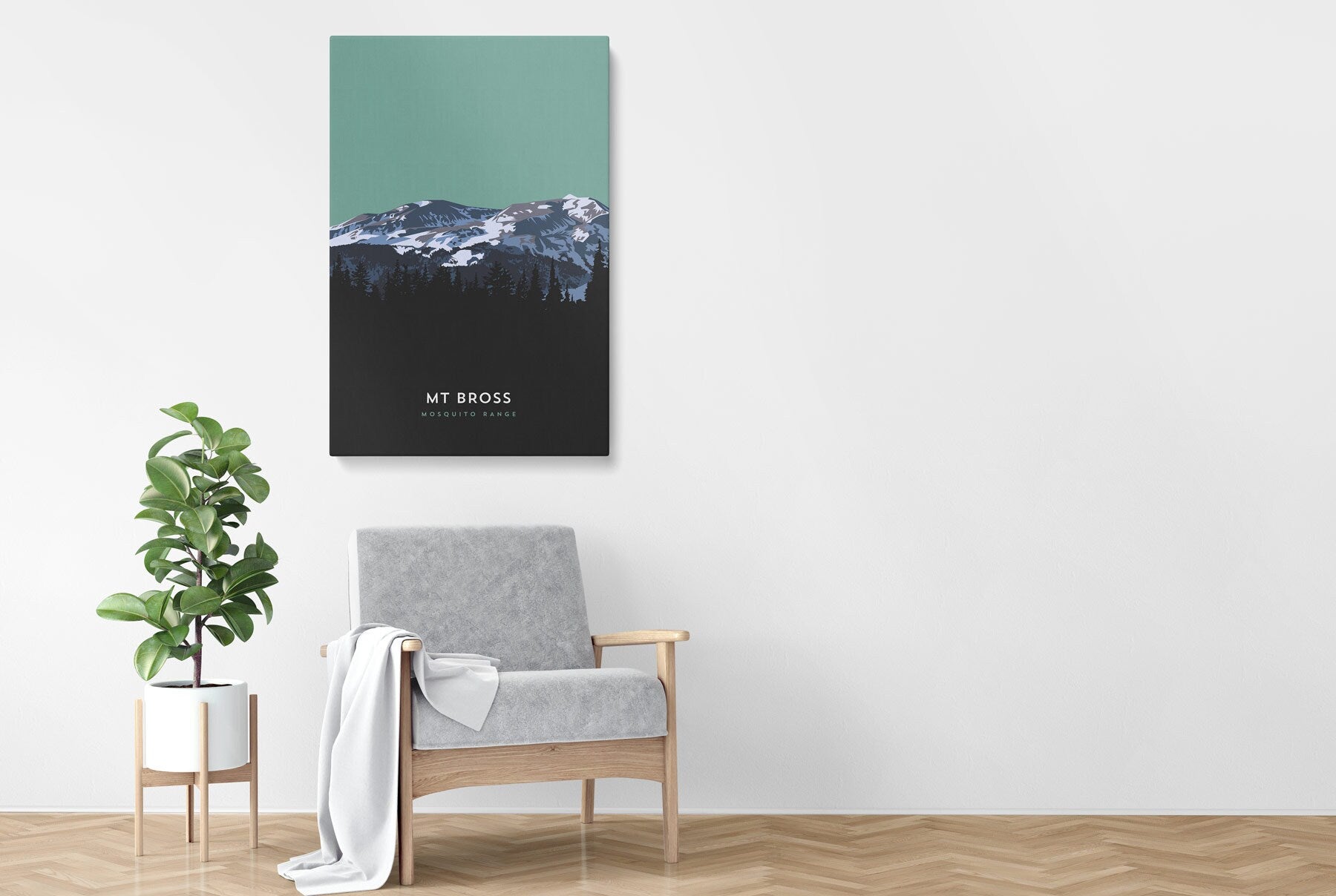 Mount Bross Colorado 14er Canvas Print