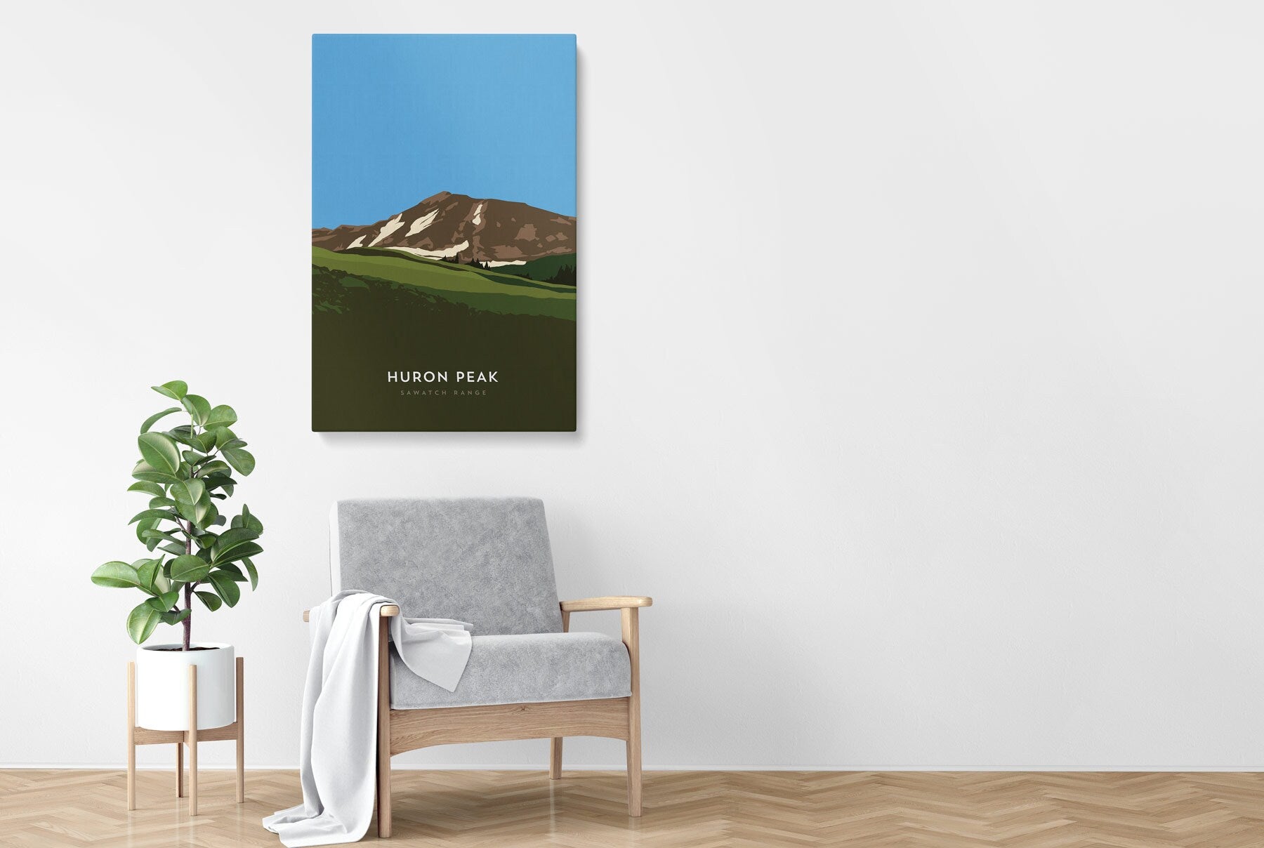 Huron Peak Colorado 14er Canvas Print