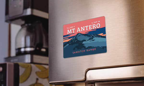 Mount Antero Colorado 14er Magnet