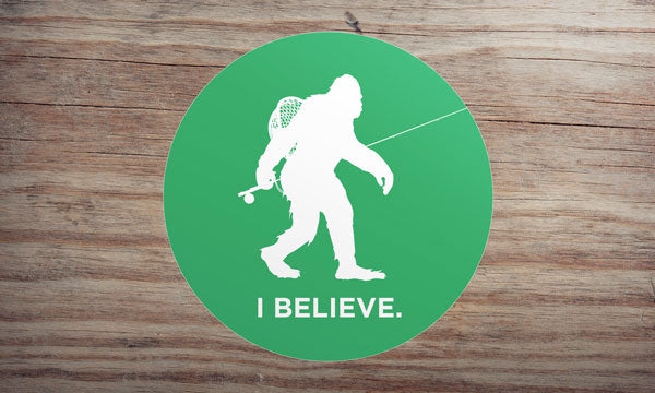 Sasquatch Fly Fishing Sticker