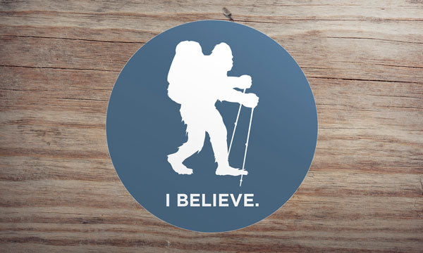 Sasquatch Backpacking Sticker