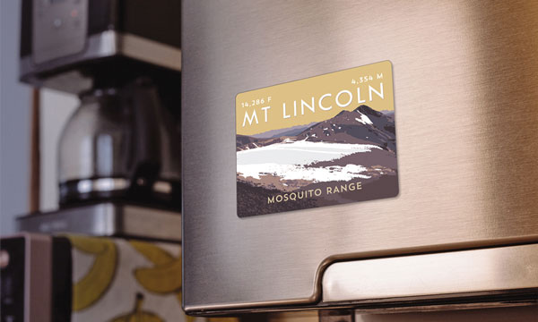 Mount Lincoln Colorado 14er Magnet