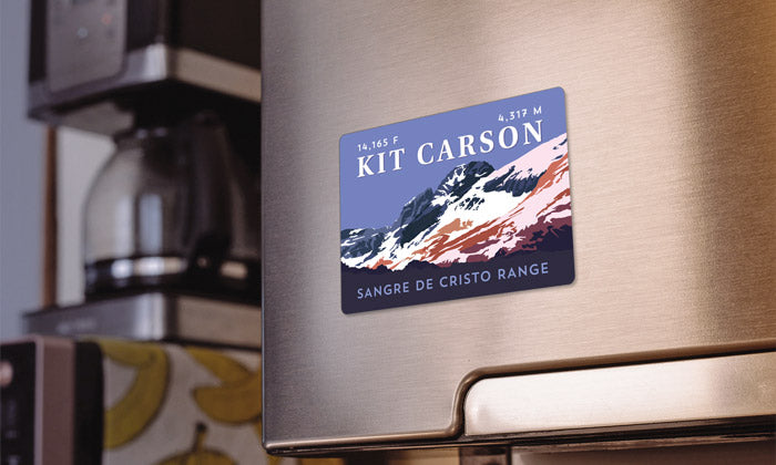 Kit Carson Peak Colorado 14er Magnet