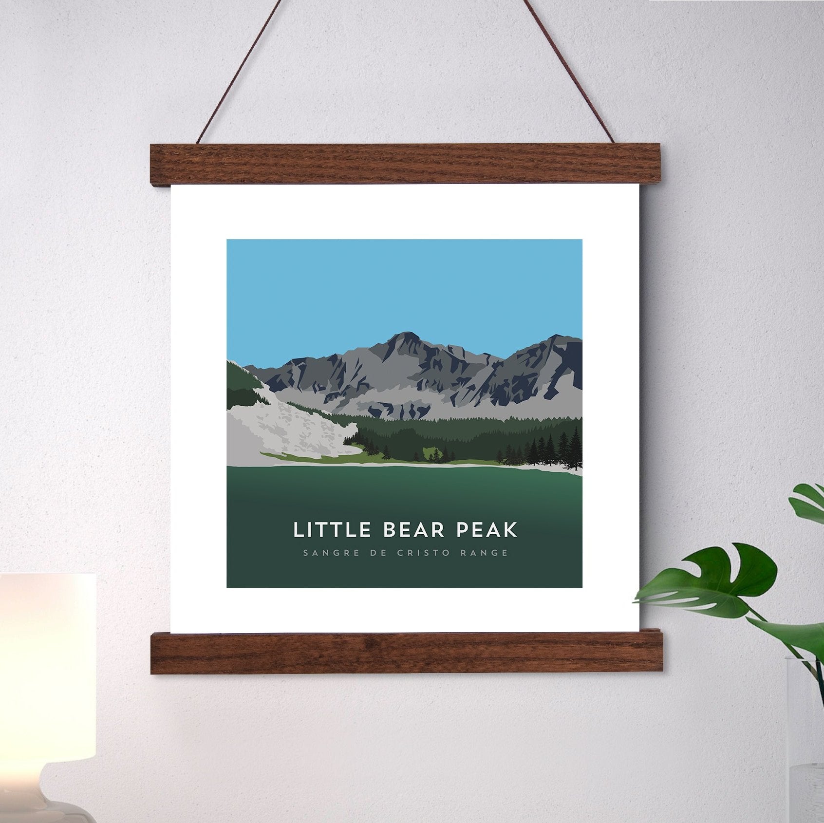 Little Bear Peak Colorado 14er Hanger Frame Poster