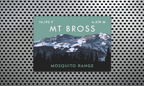 Mosquito Range Colorado 14er Magnet Pack