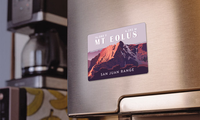 Mount Eolus Colorado 14er Magnet