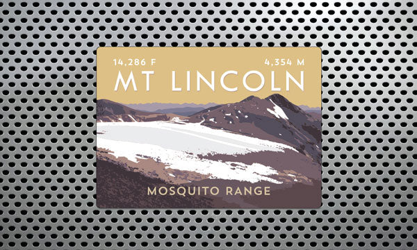 Mount Lincoln Colorado 14er Magnet