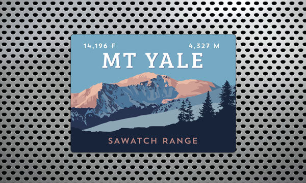 Mount Yale Colorado 14er Magnet