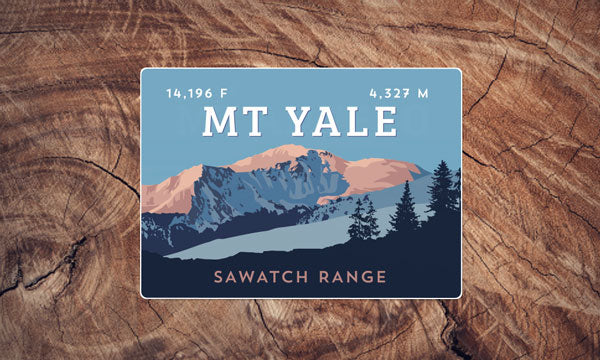 Sawatch Range Colorado 14er Sticker Pack