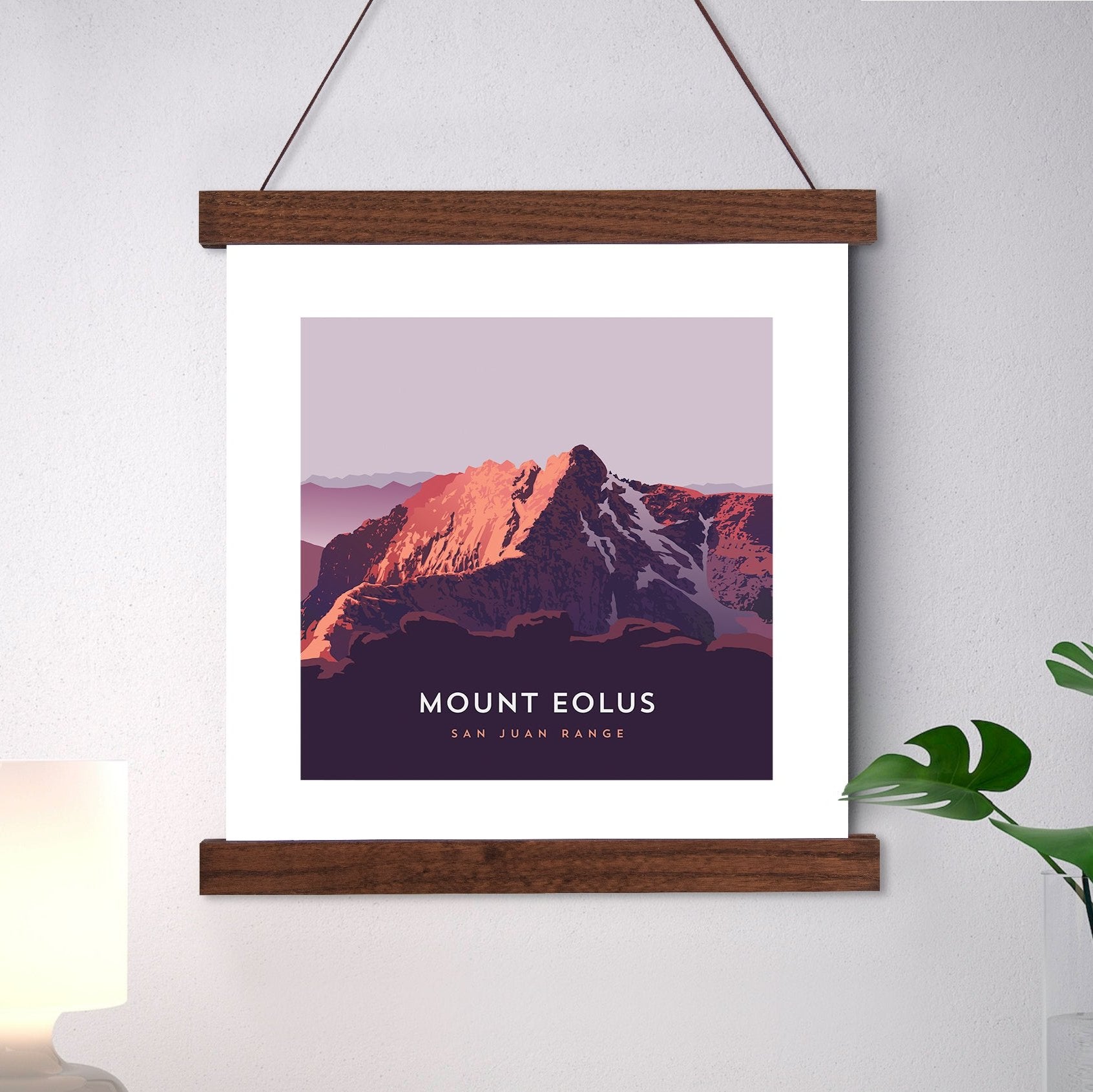 Mount Eolus Colorado 14er Hanger Frame Art Print