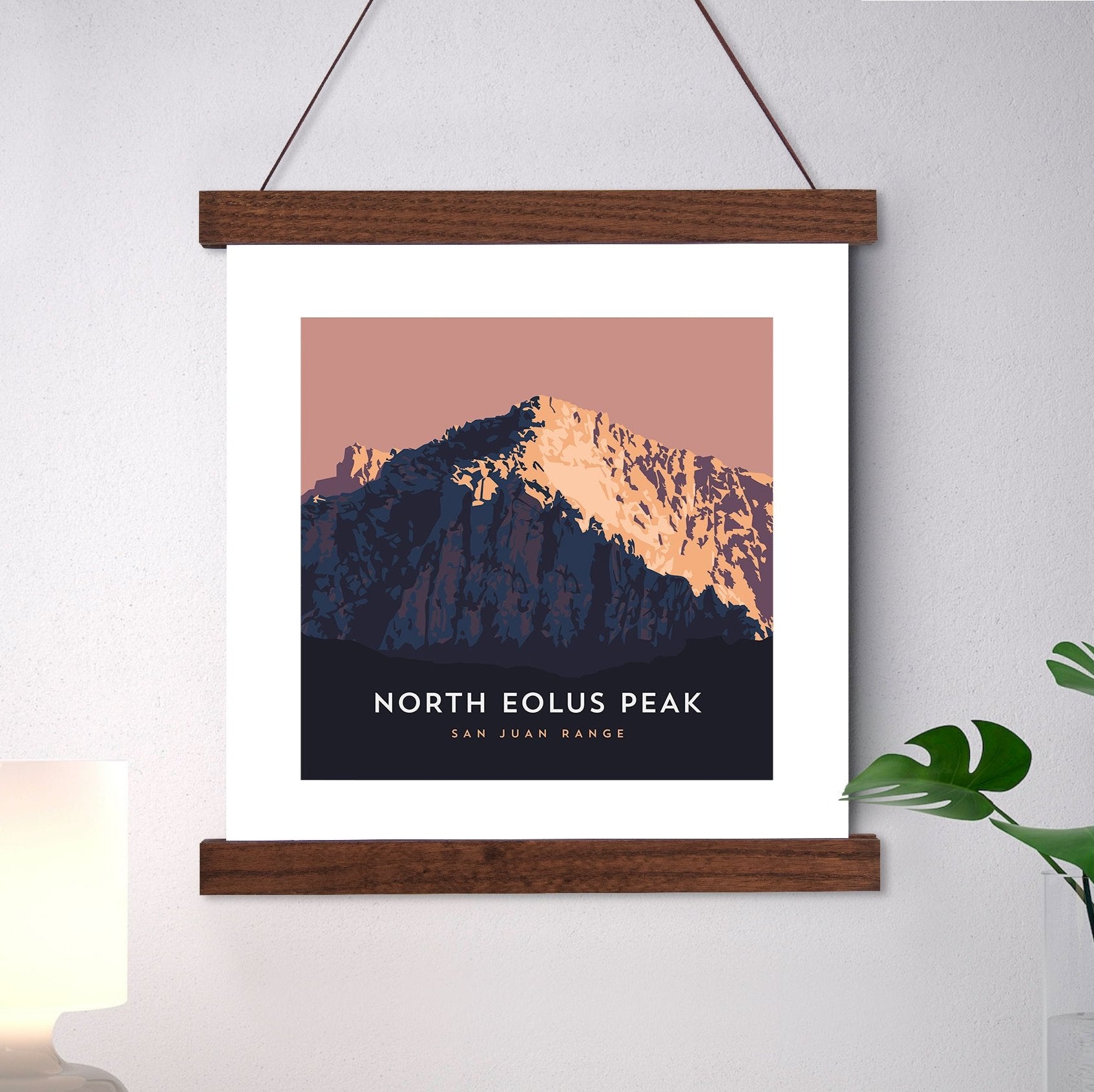 North Eolus Colorado 14er Hanger Frame Art Print
