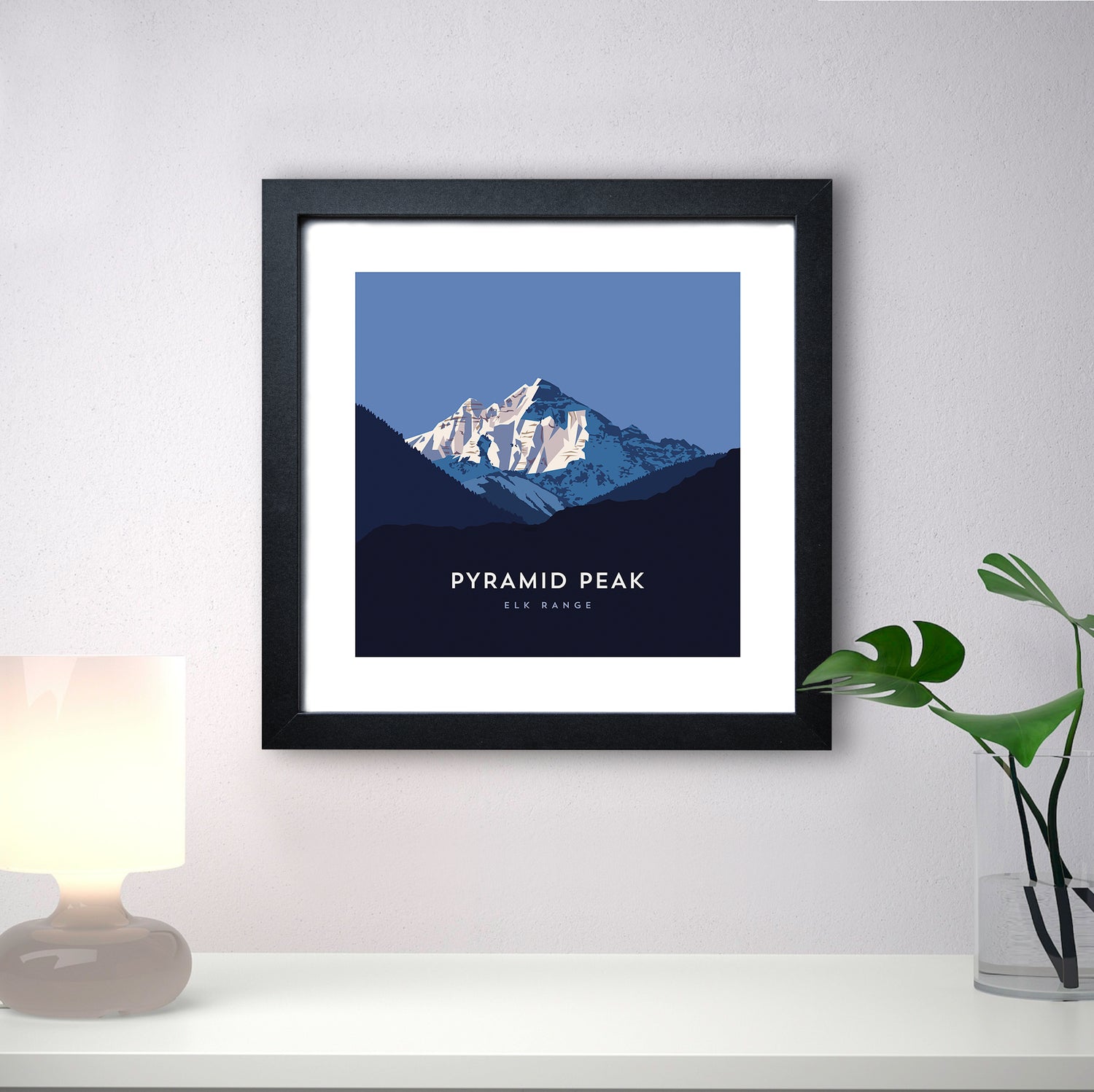 Pyramid Peak Colorado 14er Print
