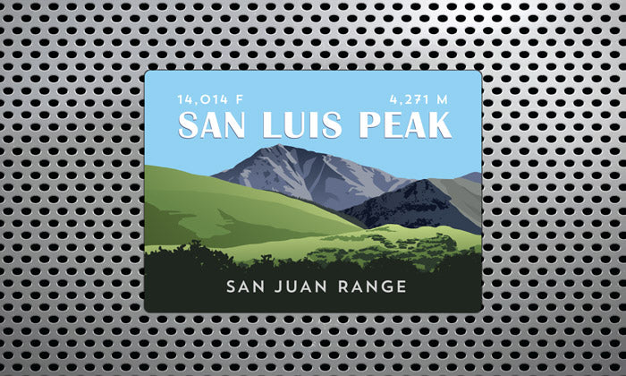 San Juan Range Colorado 14er Magnet Pack