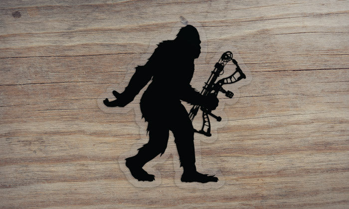 Sasquatch Archery Bow Hunting Sticker Decal