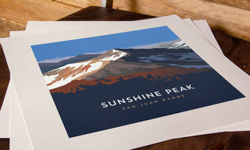 Sunshine Peak Colorado 14er Print