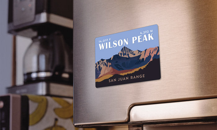 Wilson Peak Colorado 14er Magnet