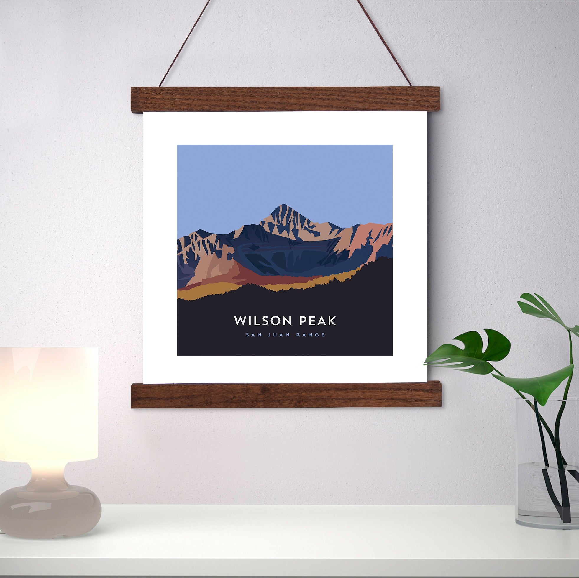 Wilson Peak Colorado 14er Hanger Frame Art Print