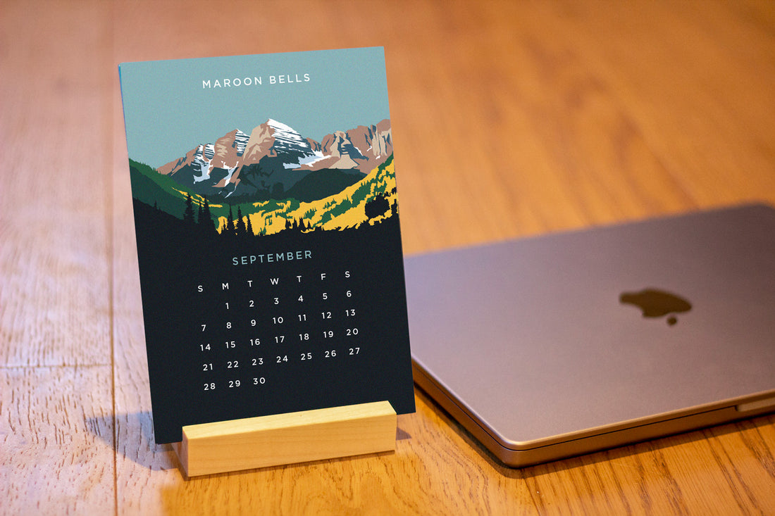 2025 Colorado 14er Desk Calendar