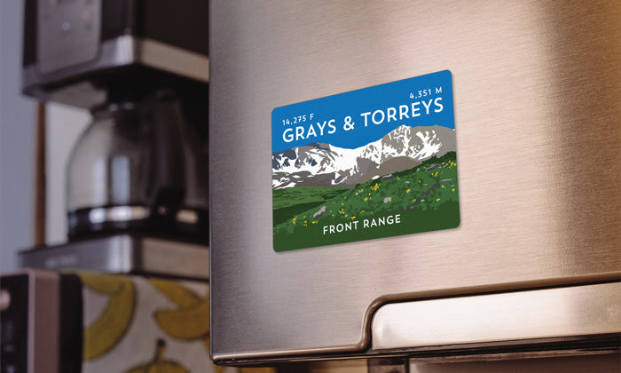 Grays & Torreys Colorado 14er Magnet