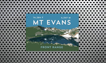 Mount Evans Colorado 14er Magnet