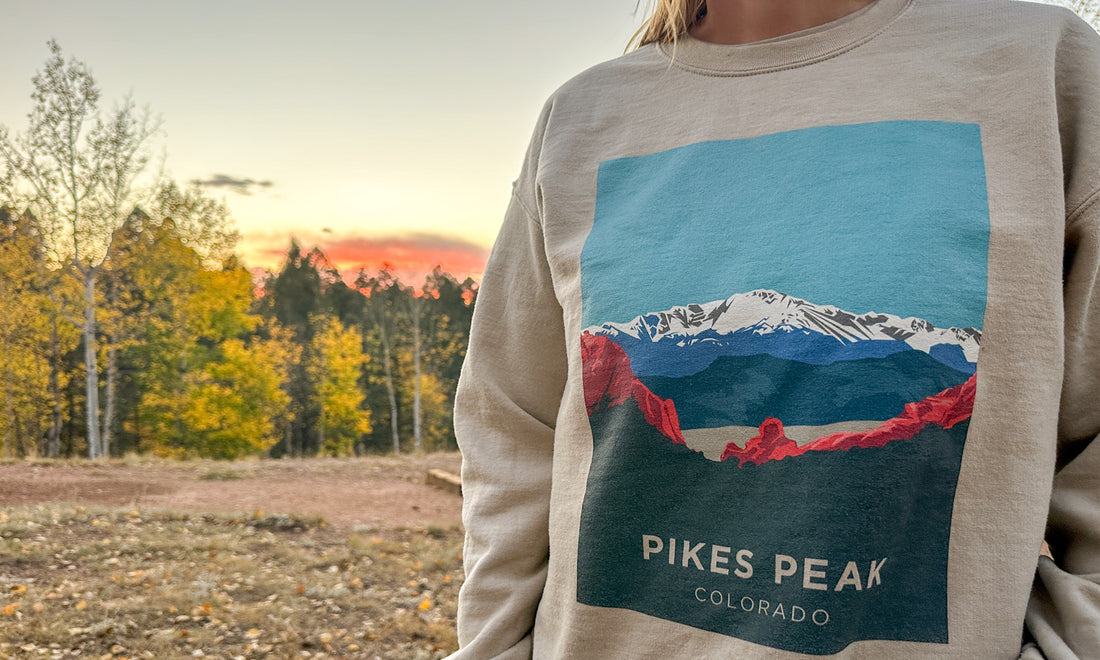 Pikes Peak Colorado 14er Sweatshirt