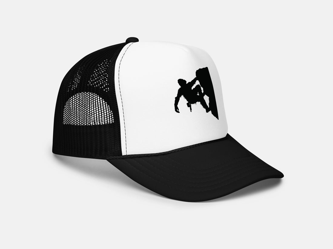 Sasquatch Rock Climbing Trucker Hat
