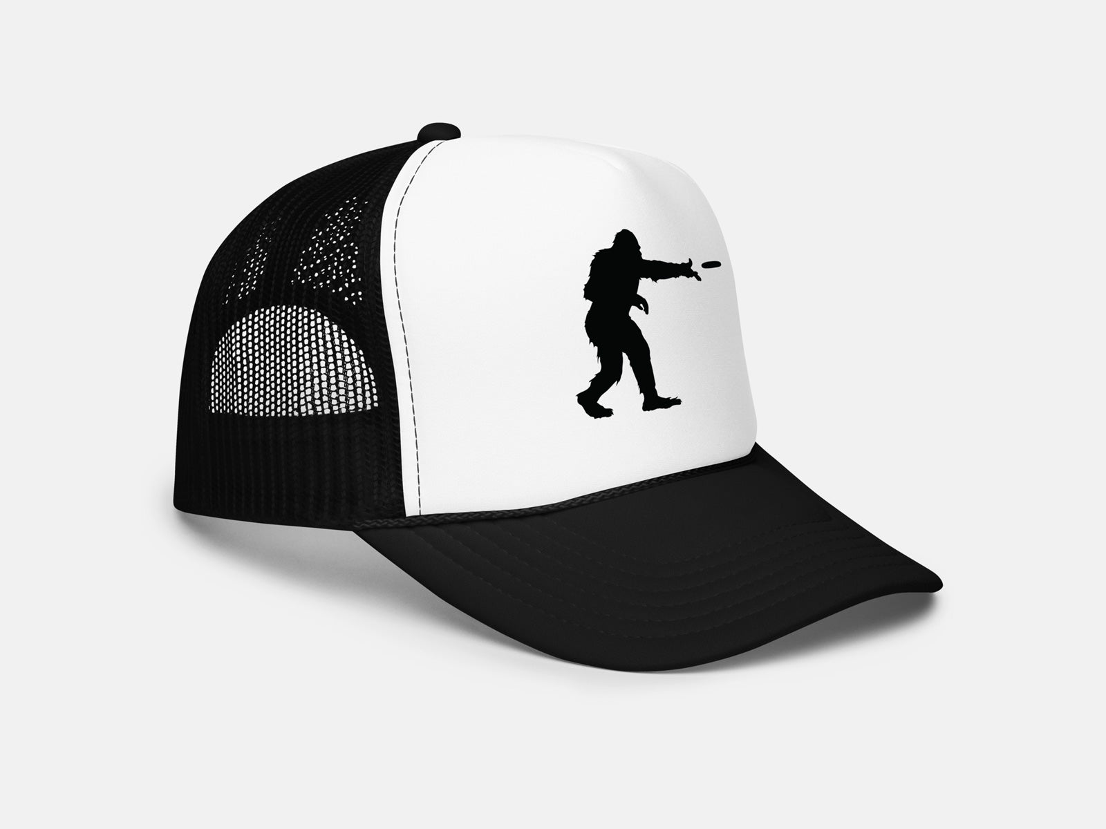 Sasquatch Frisbee Trucker Hat