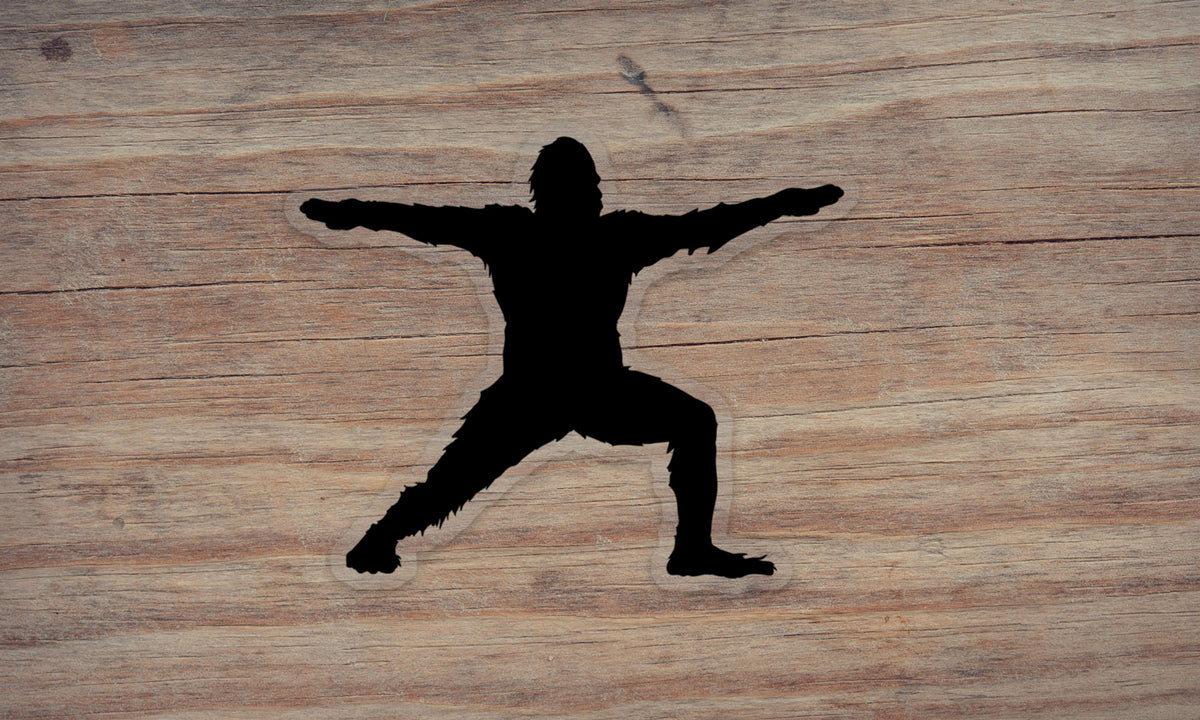 Sasquatch Yoga Sticker