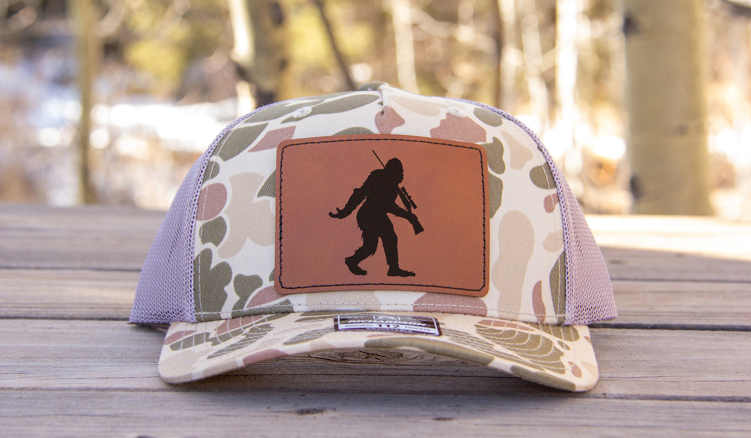 Sasquatch Rifle Hunting Camouflage Hat
